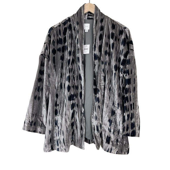 Purejill Crushed Velvet Shibori Jacket Medium Petite - Picture 1 of 7